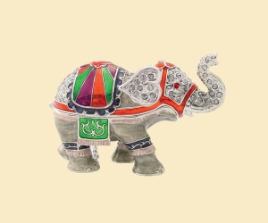 3333 Elephant Standing Jeweled box