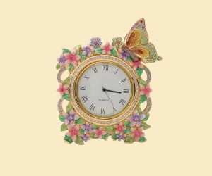 3338 Butterfly Clock