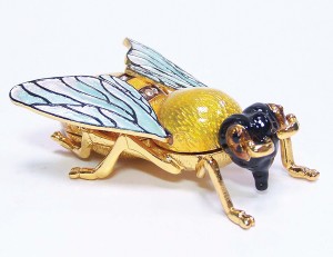 3357 Bee Jeweled Box