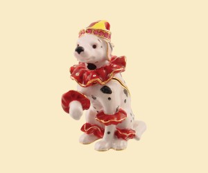 3364 Dog Jeweled Box