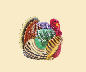3373 Turkey Jeweled Box