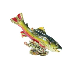 3386 Rainbow Trout Jeweled Box