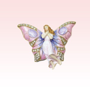 3400 Butterfly Fairy Jeweled Box