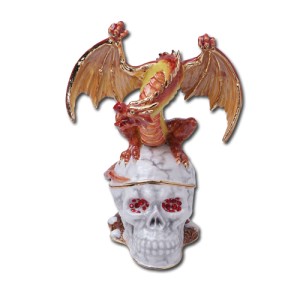 3602 Skull Dragon Jewelry Box