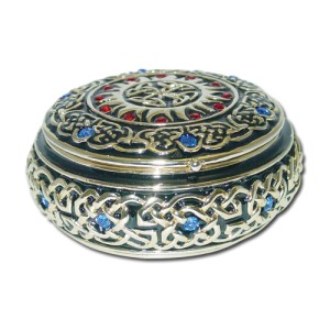 3605 Round Celtic Jewelry Box