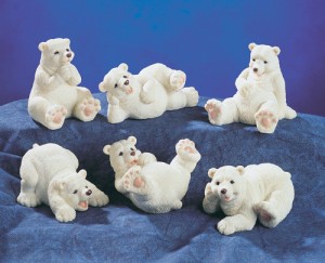 5225 Polar Bears Set of 6