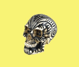 6413 Maori Ram Skull Bank