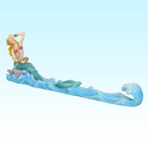 7018 Mermaid w/ Mirror Incense Burner