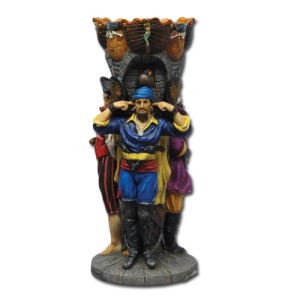 7362 See, Hear, & Speak No Evil Pirates CandleHolder