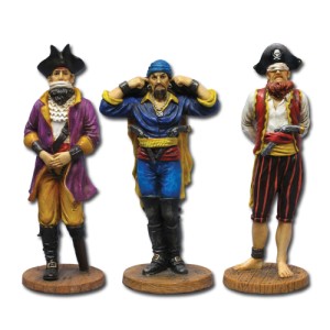 7363 See, Hear, & Speak No Evil Pirates Figurines