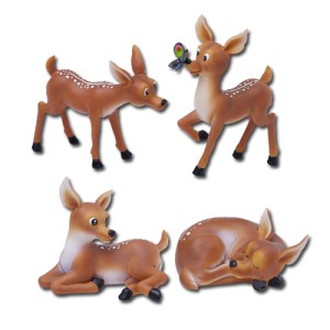 7635 Baby Deers Set of 4