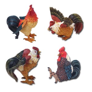7640 Roosters Set of 4