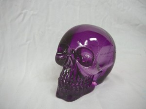 7683 Purple Translucent Skull