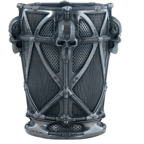 8063 Cyborg Skull Utility Holder