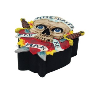 8303 Time Waits For No Man Tattoo Box