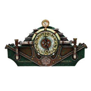 8509 Steampunk Table Clock