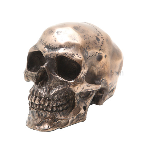 8861 Small Bronze Skull