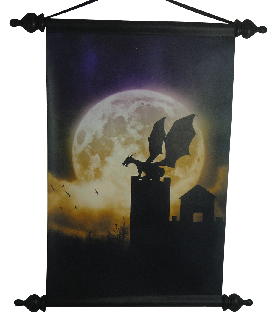 90040 Castle Guardian Art Scroll