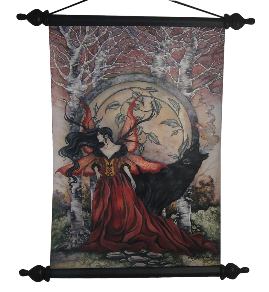 90042 beauty and the Beast Art Scroll