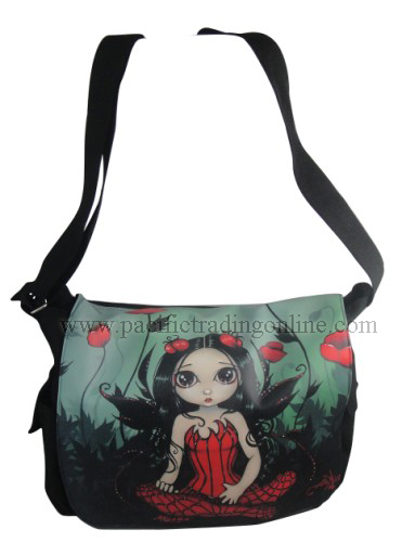 90065 Poppy Garden Messenger Bag