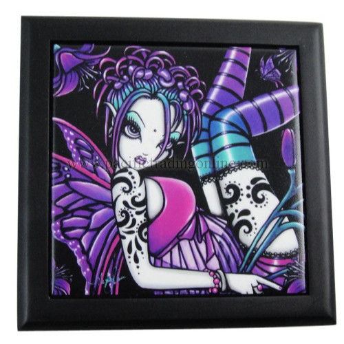 90117 Paige Wooden Tile Box