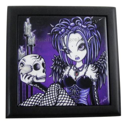 90121 Gabriella Wooden Tile Box