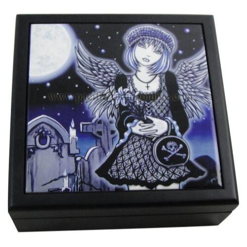 90127 Tabitha Wooden Tile Box