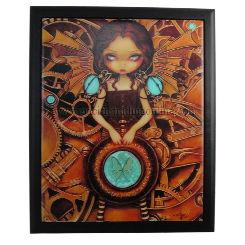 90135 Mechanical Angel Framed Tile