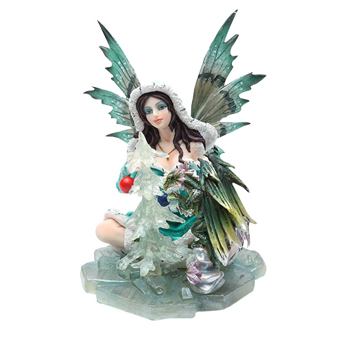 9018 Fairy with Green Dragon