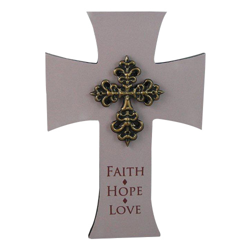 9052 Faith Hope Love Cross