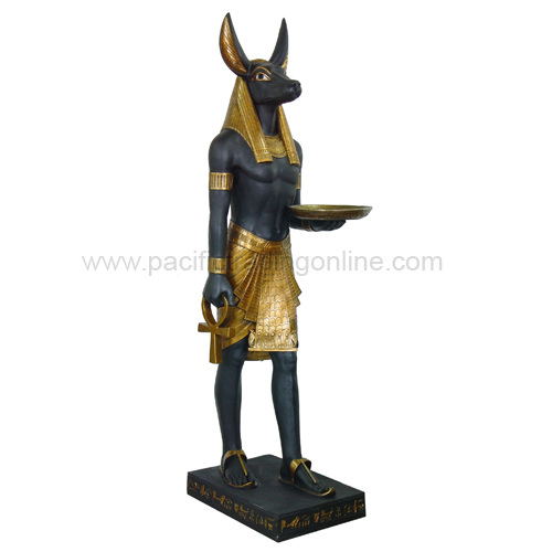 9181 Egyptian Anubis Statue 6ft Tall