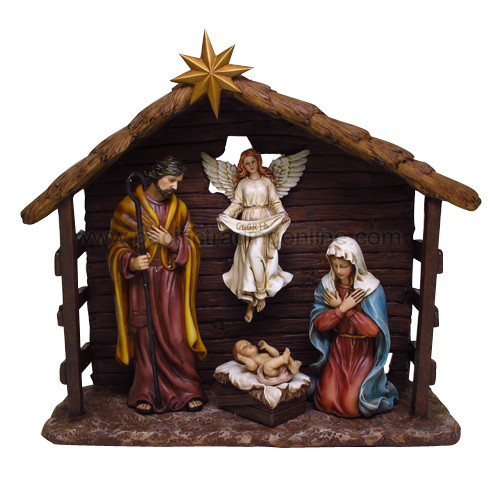 nativity scene mary joseph jesus angel barn christmas nativity scene mary joseph jesus angel barn christmas