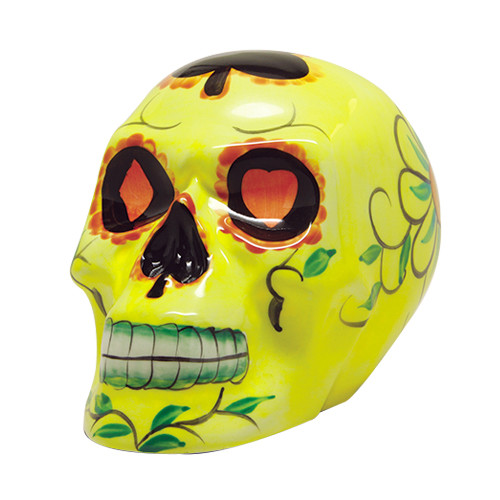 9331 Yellow Day of the Dead Skull