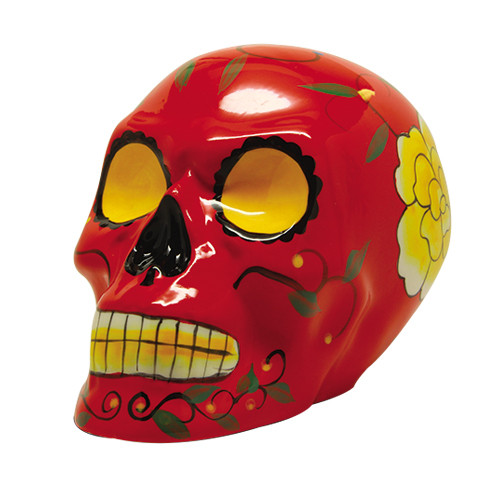 9332 Red Day of the Dead Skull