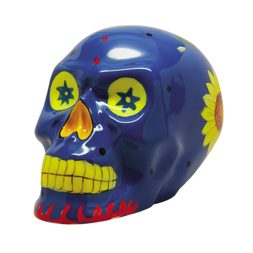 9333 Blue Day of the Dead Skull