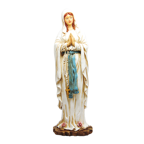 Catholic Christian Statue Madonna Our Lady of Lourdess Virgin Mary Figurine eBay
