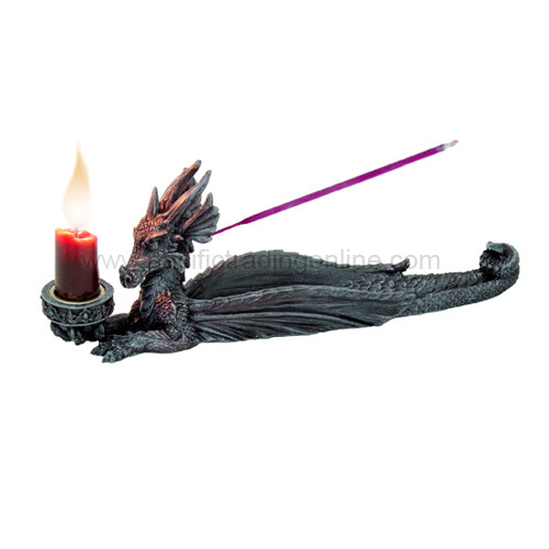 9386 Dragon Incense & Candle Holder