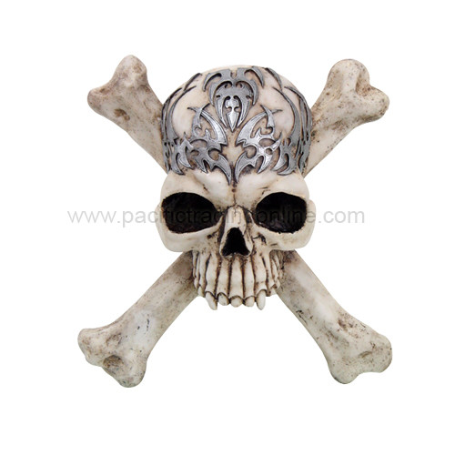 9413 Tribal Skull Cross N Bones