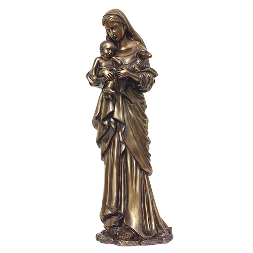 9502 Madonna with Child and Lamb