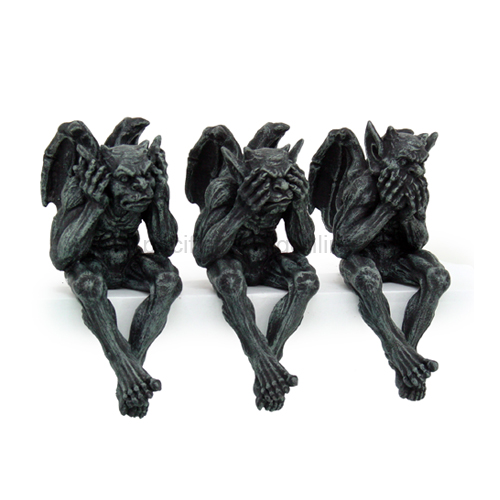 9794 Gargoyle See, Hear, Speak No Evil Shelf Sitters