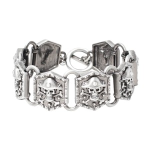 J142 Pirate Skull Bracelet