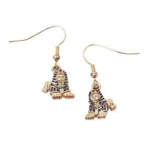 J183 King Tut Earrings