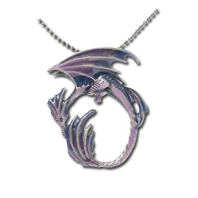 J202 Moon Dragon Necklace