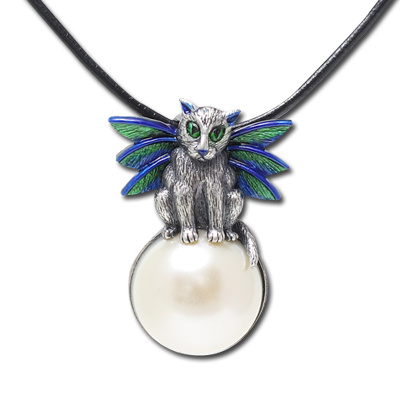 J243 Bubble Fairy Cat Necklace