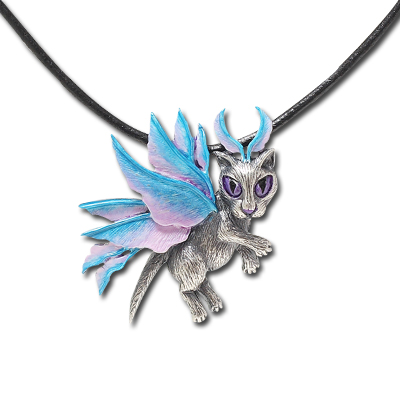J248 Winter Snowflake Fairy Necklace