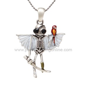 J260 Pirate Skelly Necklace