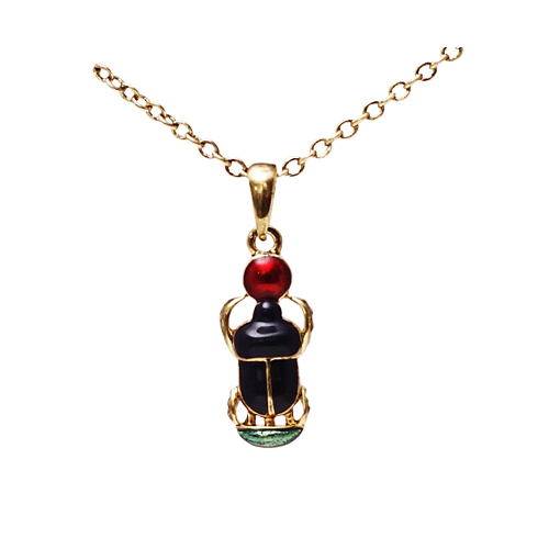 J281 Scarab Necklace