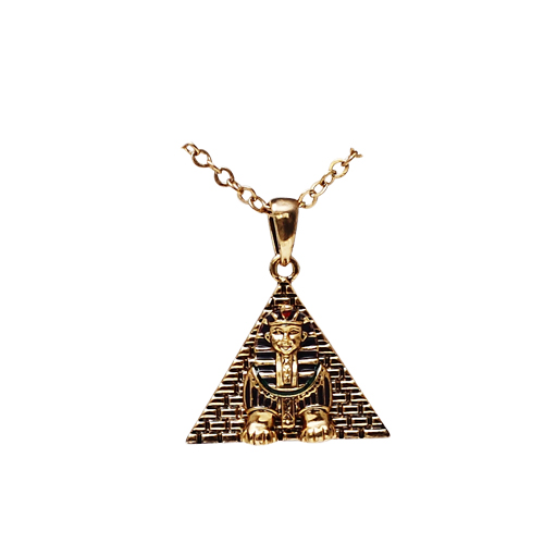 J286 Sphinx Pyramid Necklace
