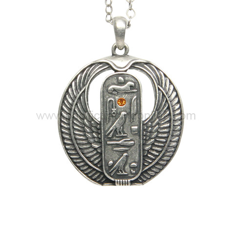 J378 Egyptian Cartouche Necklace