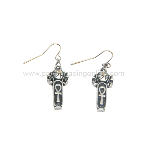 J381 Egyptian Ankh Earrings